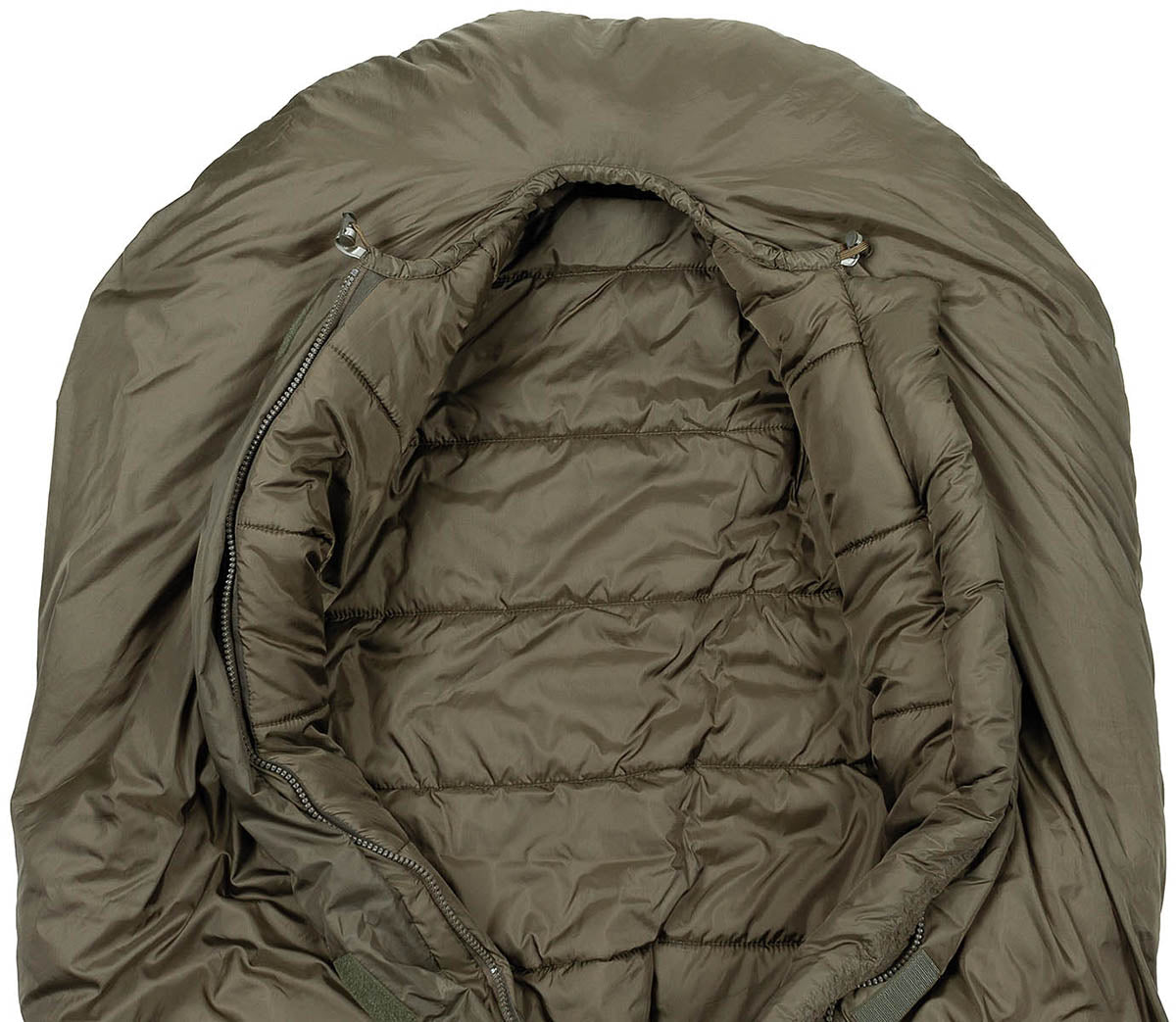 Mumienschlafsack, "3 Seasons",oliv, 2-lagige Füllung