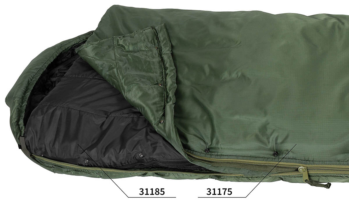 GI Modular Schlafsack System,Innenteil, "Interm.", schwarz