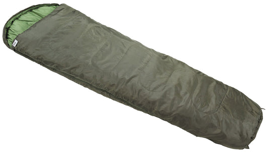 Mumienschlafsack, oliv, 2-lagige Füllung