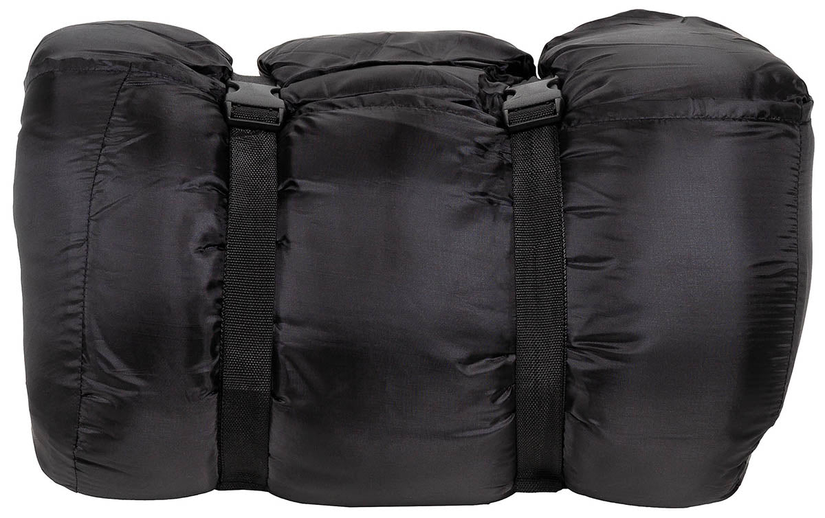 Israel. Pilotenschlafsack, schwarz, 2-lagige Füllung