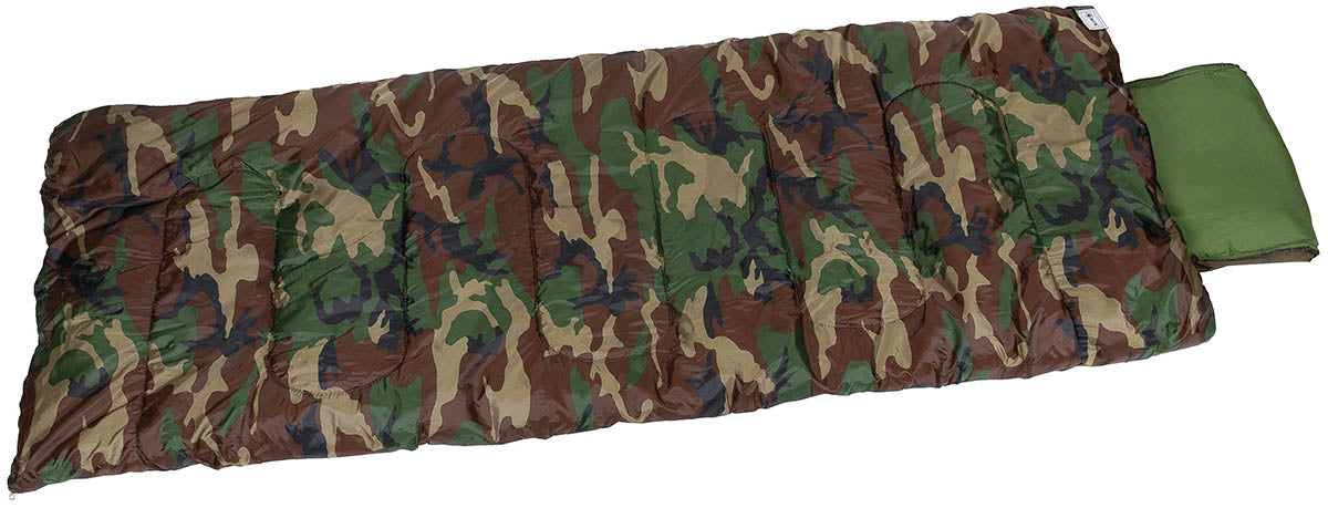 Israel. Pilotenschlafsack,woodland, 2-lagige Füllung