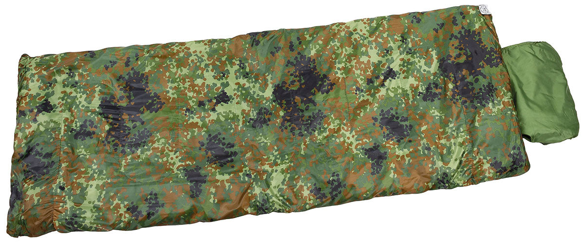 Israel. Pilotenschlafsack,flecktarn, 2-lagige Füllung