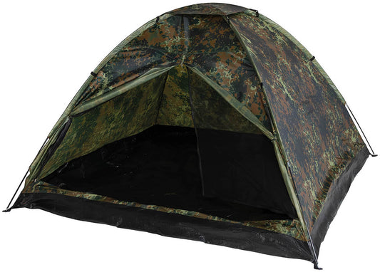 Zelt, "Monodom", 3 Personen,flecktarn