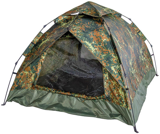 Zelt, "Quick Up Monodom", 3 Personen, flecktarn