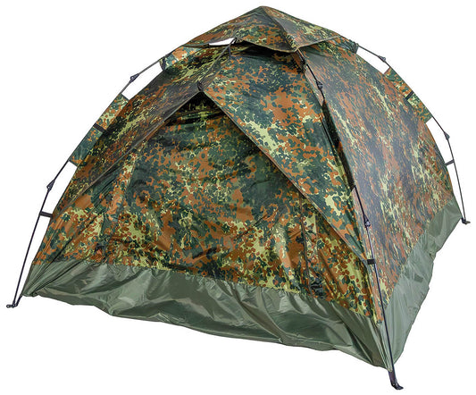 Zelt, "Quick Up Monodom", 3 Personen, flecktarn