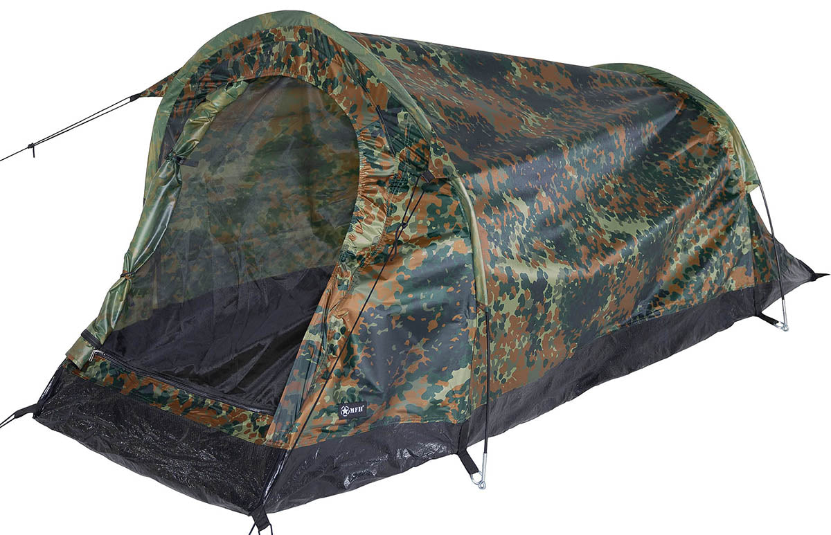 Tunnelzelt, "Hochstein",flecktarn, 2 Personen