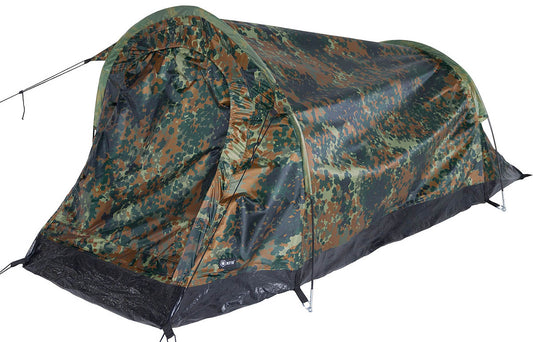 Tunnelzelt, "Schwarzenberg",flecktarn, 1 Person