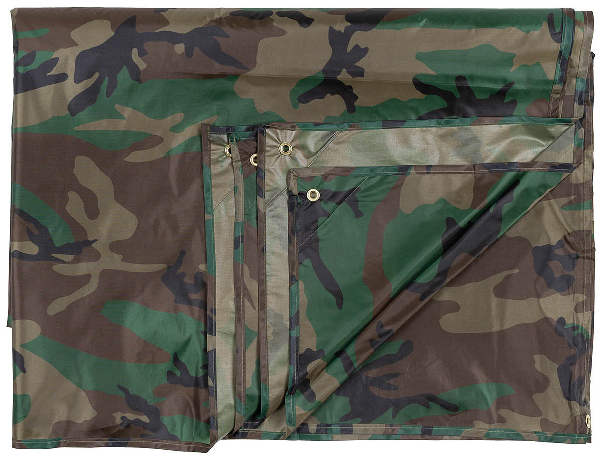 Mehrzweckplane, "Tarp",woodland, ca. 300 x 500 cm