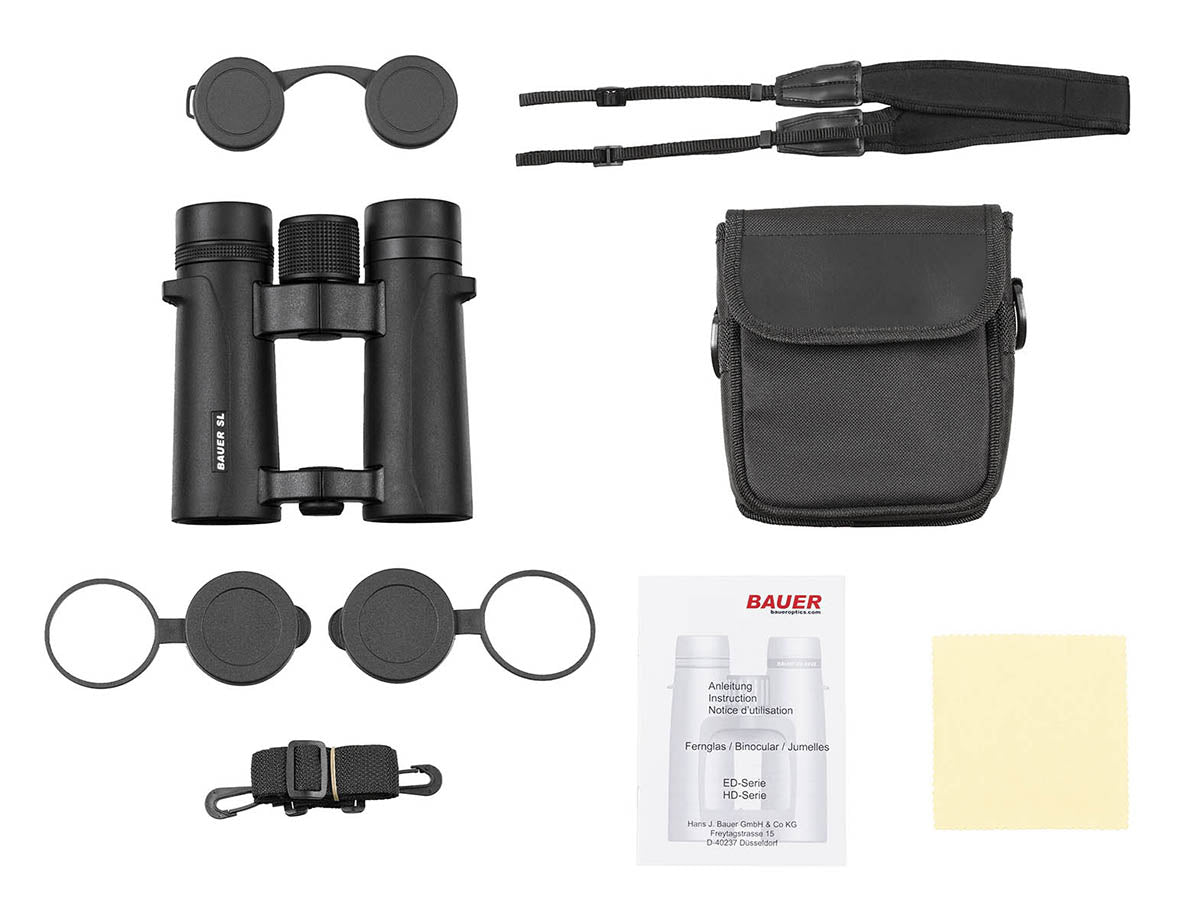 BAUER Fernglas, Outdoor SL,10 x 34, wasserdicht, schwarz