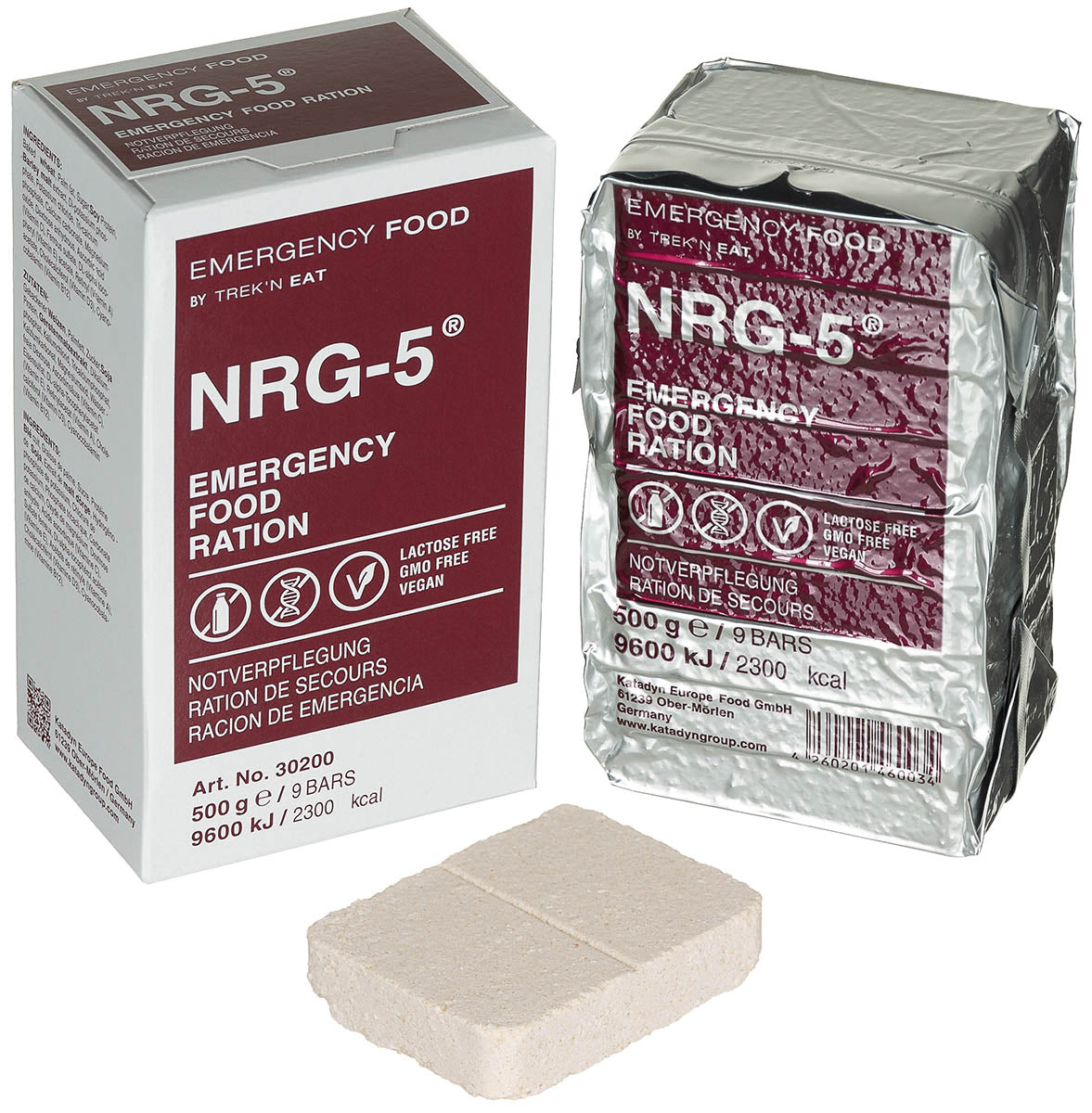 Notverpflegung, NRG-5,500 g (9 Riegel), 7% Mwst.