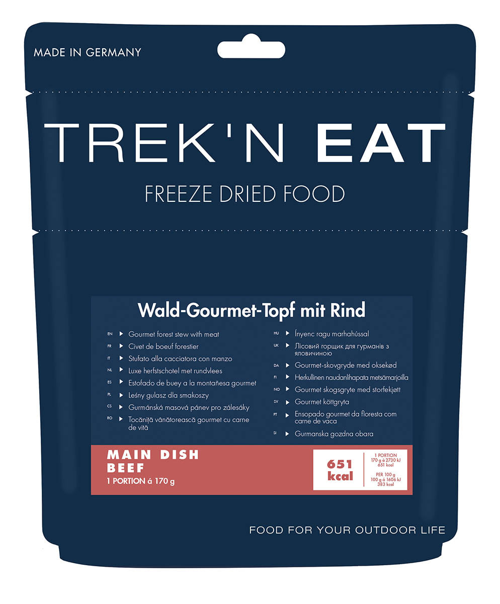 Trek 'n Eat, Wald-Gourmet-Topf mit Rind, 7% Mwst.