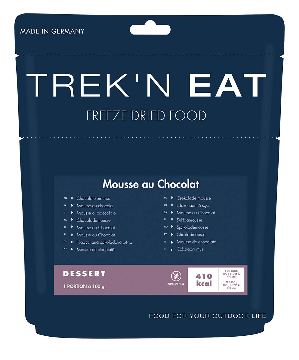 Trek 'n Eat, Mousse auChocolat, 7% Mwst.