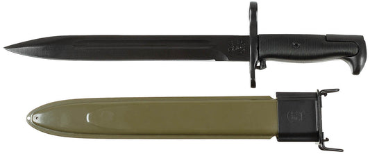 US Bajonett M1, schwarz,Kunststoffgriff, Scheide