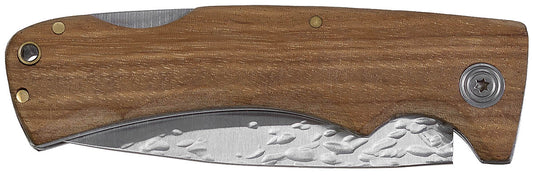 Klappmesser, Holzgriff,Hammerschlagklinge