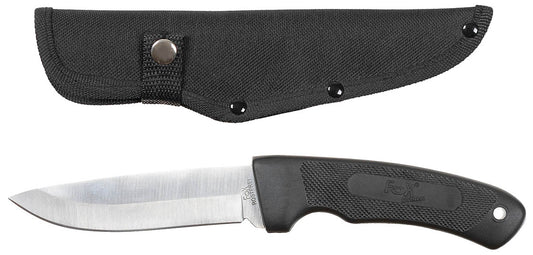 Outdoor Messer, "Hunter",Gummigriff, Scheide