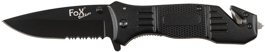 Klappmesser, Einhand, schwarz, Metallgriff