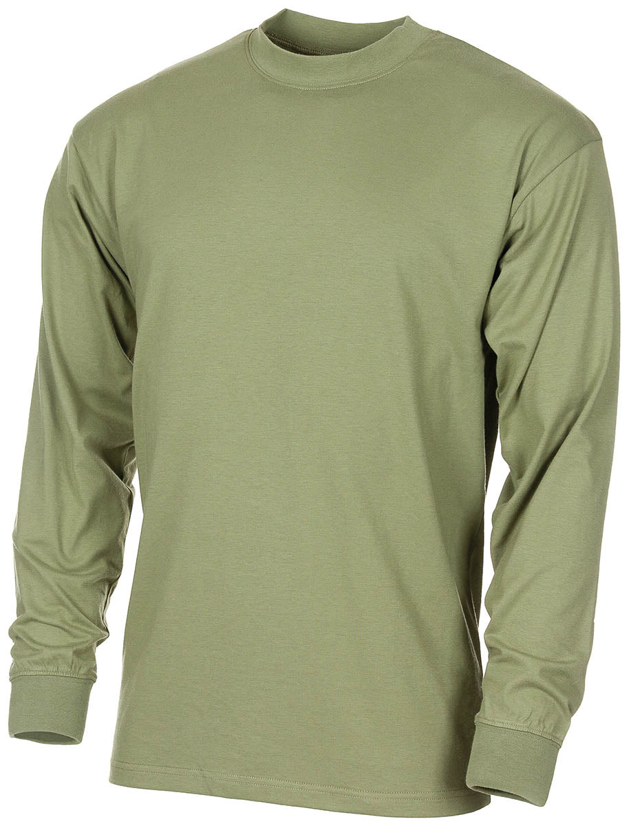 CZ Shirt, langarm, oliv,150 g/m², neu