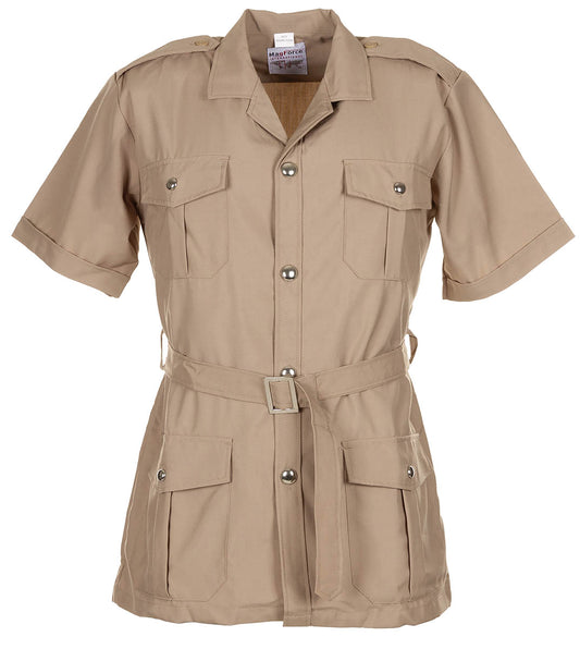 Franz. Feldjacke, "Tropen",khaki, neuw.