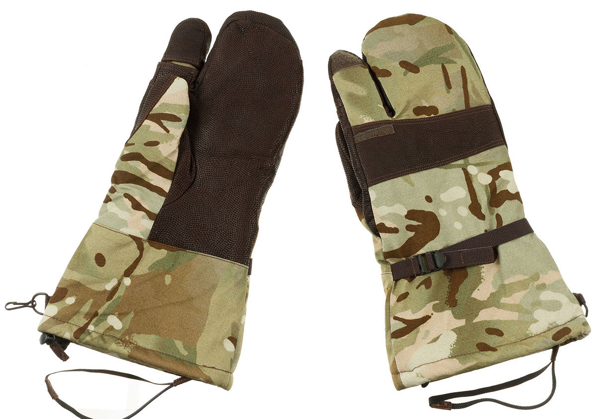 Brit. Fausthandschuhe, MTP, Goretex, Schießfinger, neuw.