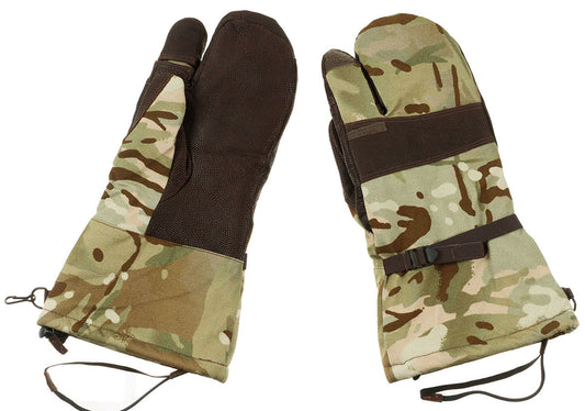 Brit. Fausthandschuhe, MTP, Goretex, Schießfinger, neuw.