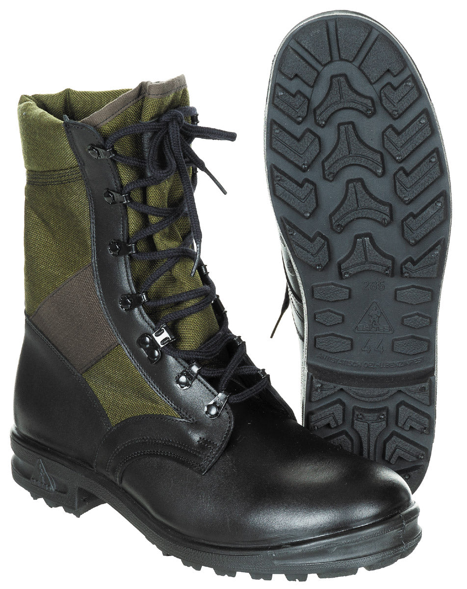 BW Tropenstiefel, "BALTES", schwarz/oliv, neuw.