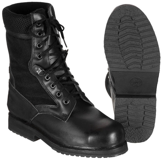 Ital. Einsatzstiefel, Sommer,schwarz, neuw.
