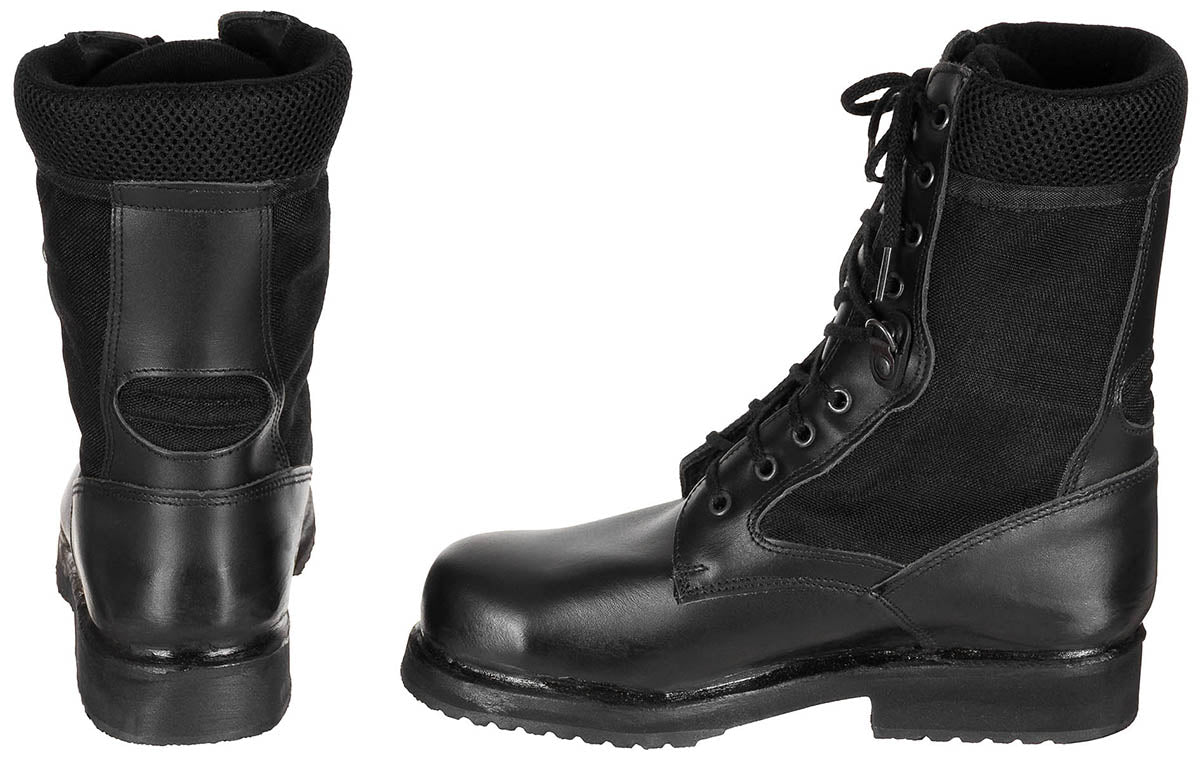 Ital. Einsatzstiefel, Sommer,schwarz, neuw.