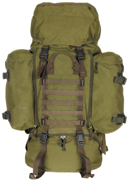 Rucksack, "BERGHAUS"Crusader 90+20, oliv, gebr.