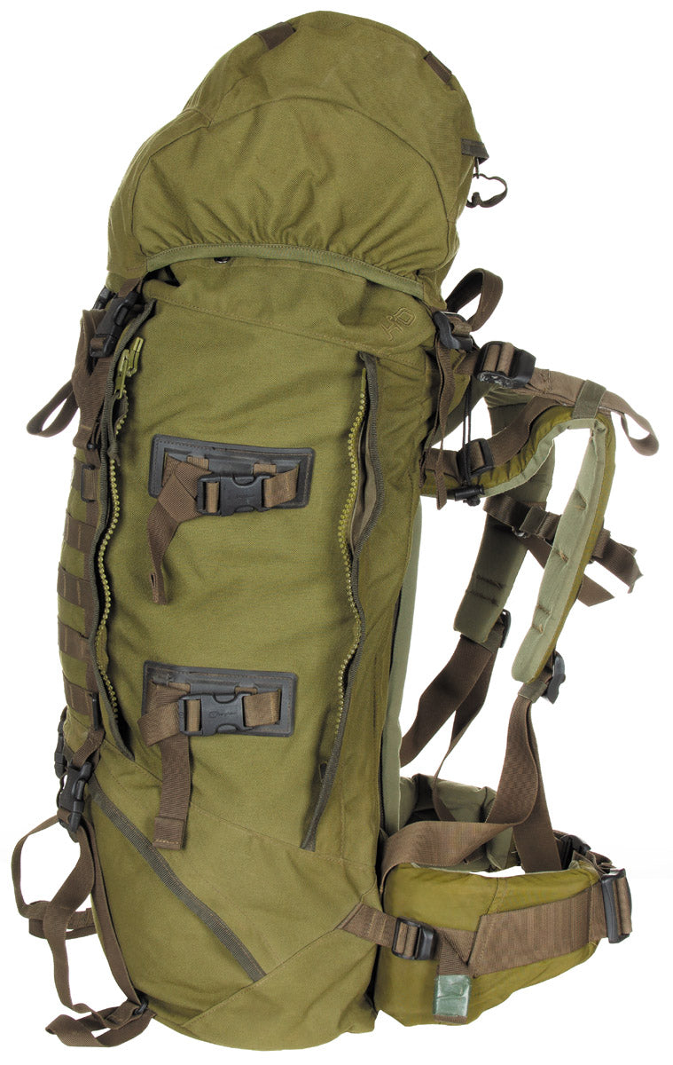 Rucksack, "BERGHAUS"Crusader 90+20, oliv, gebr.