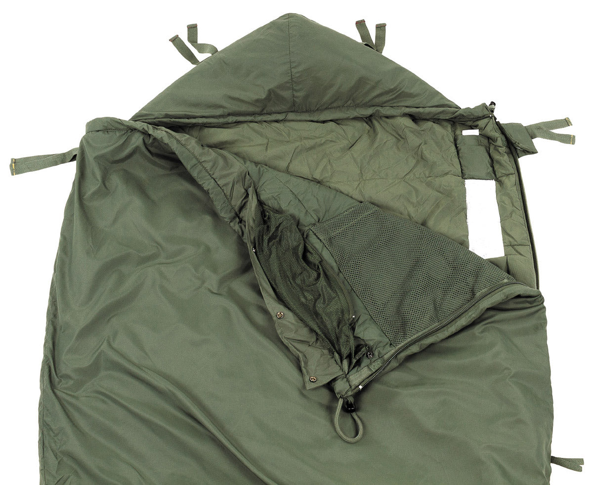 Brit. Mumienschlafsack,Light Weight, oliv, gebr.