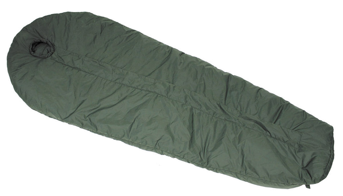 Brit. Mumienschlafsack,Medium Weight, oliv, gebr.