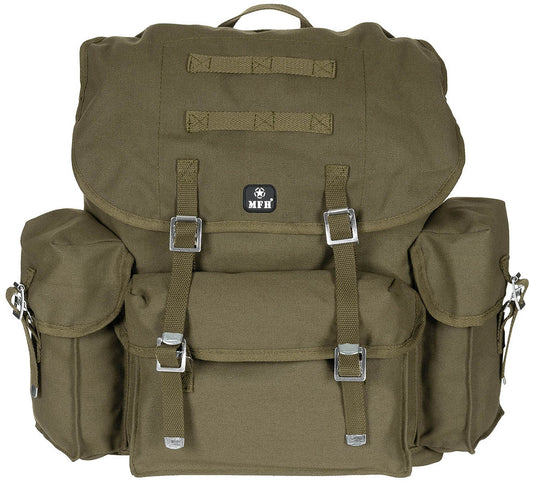 BW Rucksack, oliv,Canvas