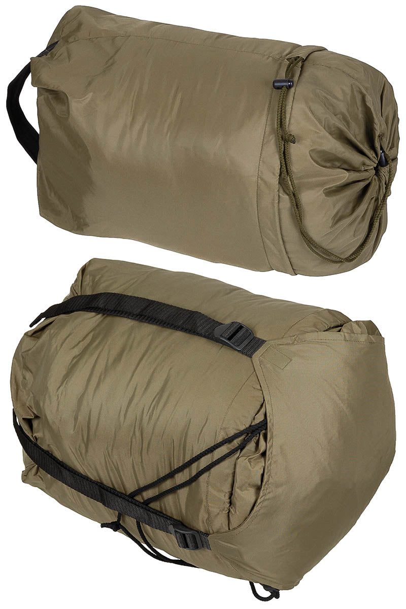 CZ Schlafsack, Winter,oliv/orange, gebr.