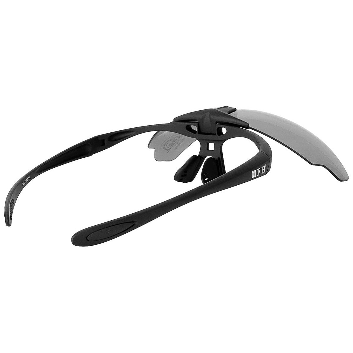 Sportbrille, "Hawk",schwarz