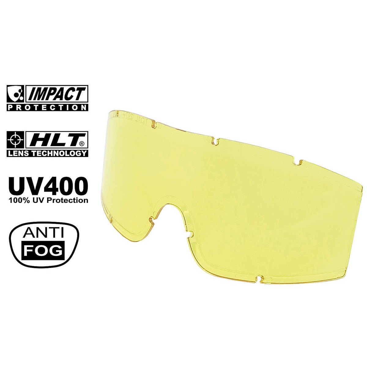 Ersatzscheibe, xenolit,für Tacticalbrille, KHS