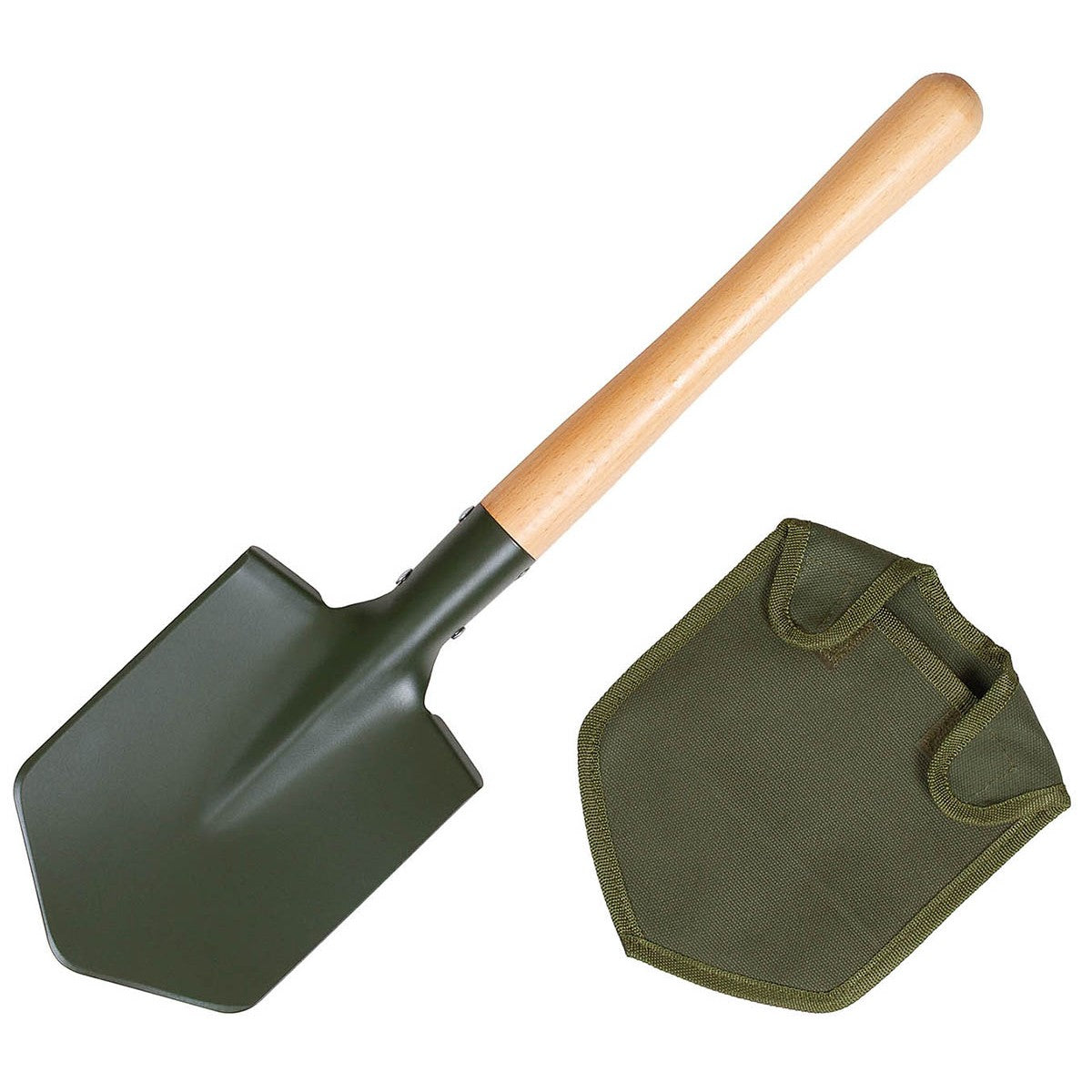 Feldspaten, Holzstiel,extra stabil