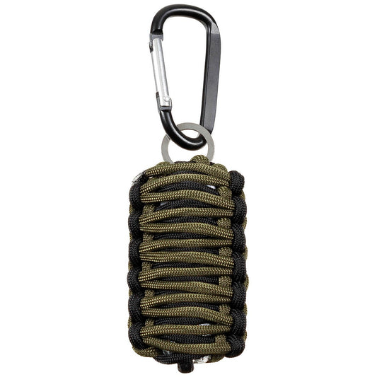 Survival Set, "ParachuteCord", oliv/schwarz