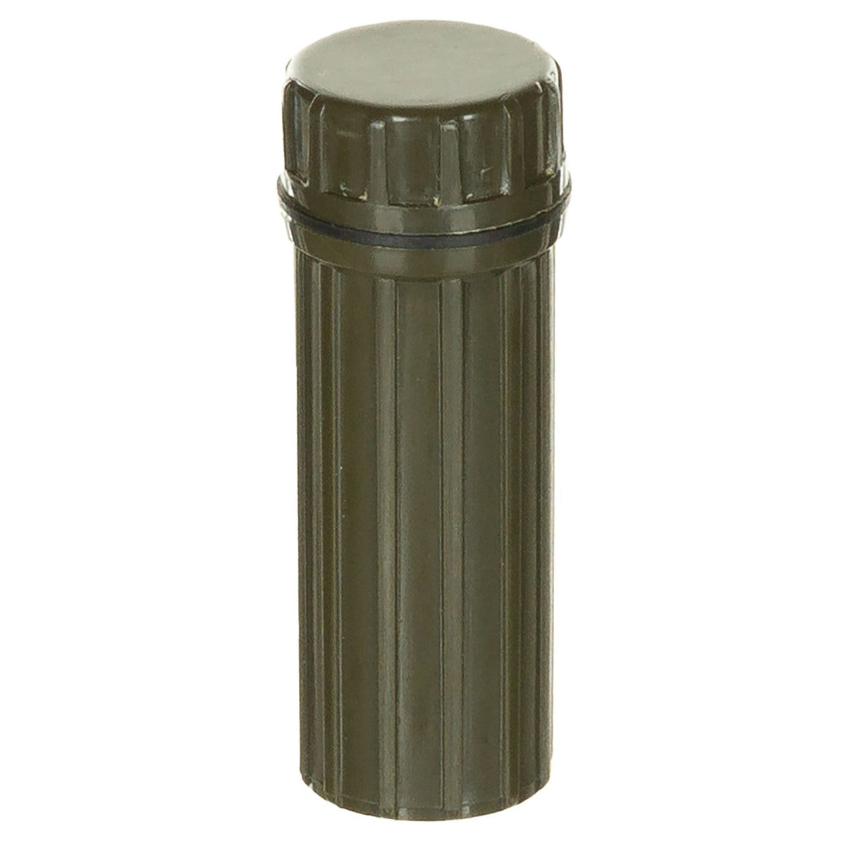 Wasserdichte Box, rund,oliv