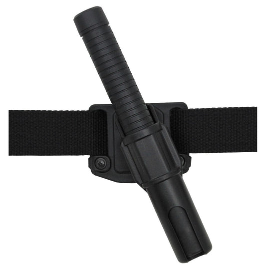 Schlagstockhalter, 12 cm,drehbar, schwarz