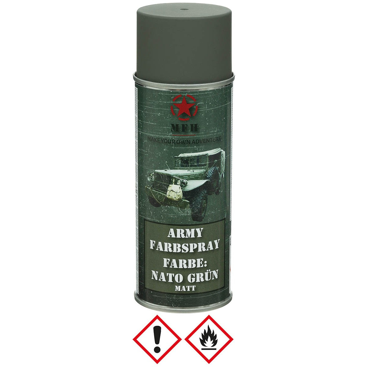 Army Farbspray,NATO GRÜN, matt, 400 ml
