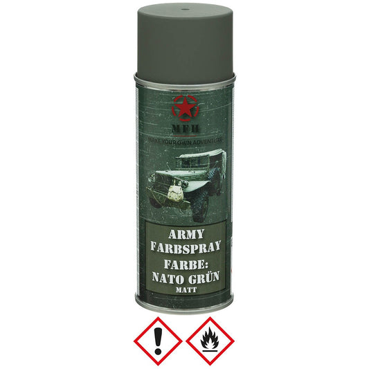 Army Farbspray,NATO GRÜN, matt, 400 ml