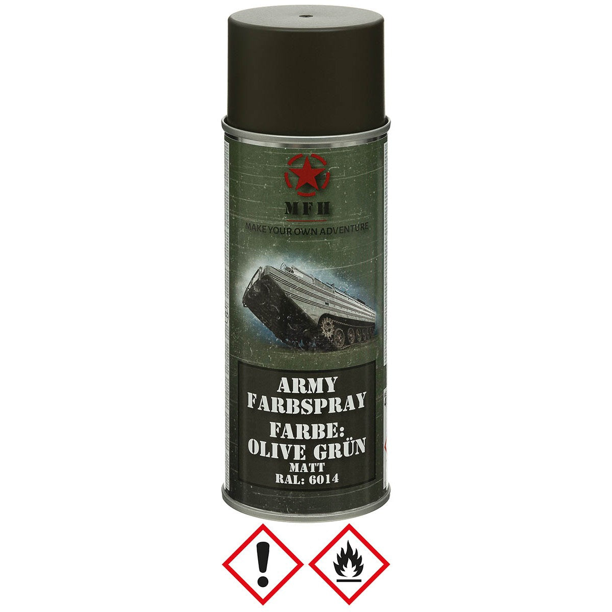 Army Farbspray,OLIV GRÜN, matt, 400 ml