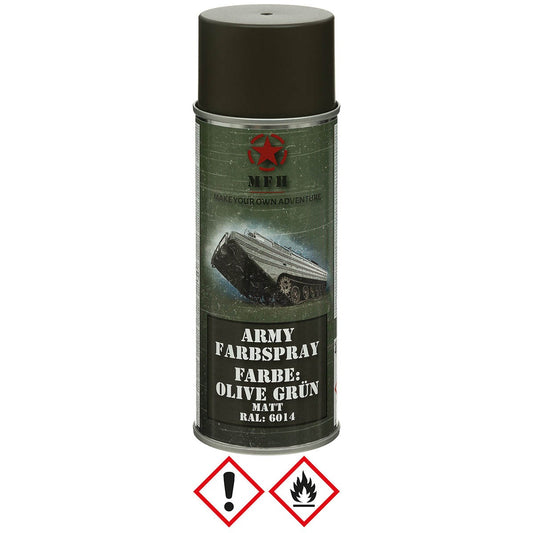 Army Farbspray,OLIV GRÜN, matt, 400 ml