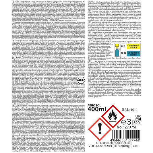 Army Farbspray,COYOTE, matt, 400 ml