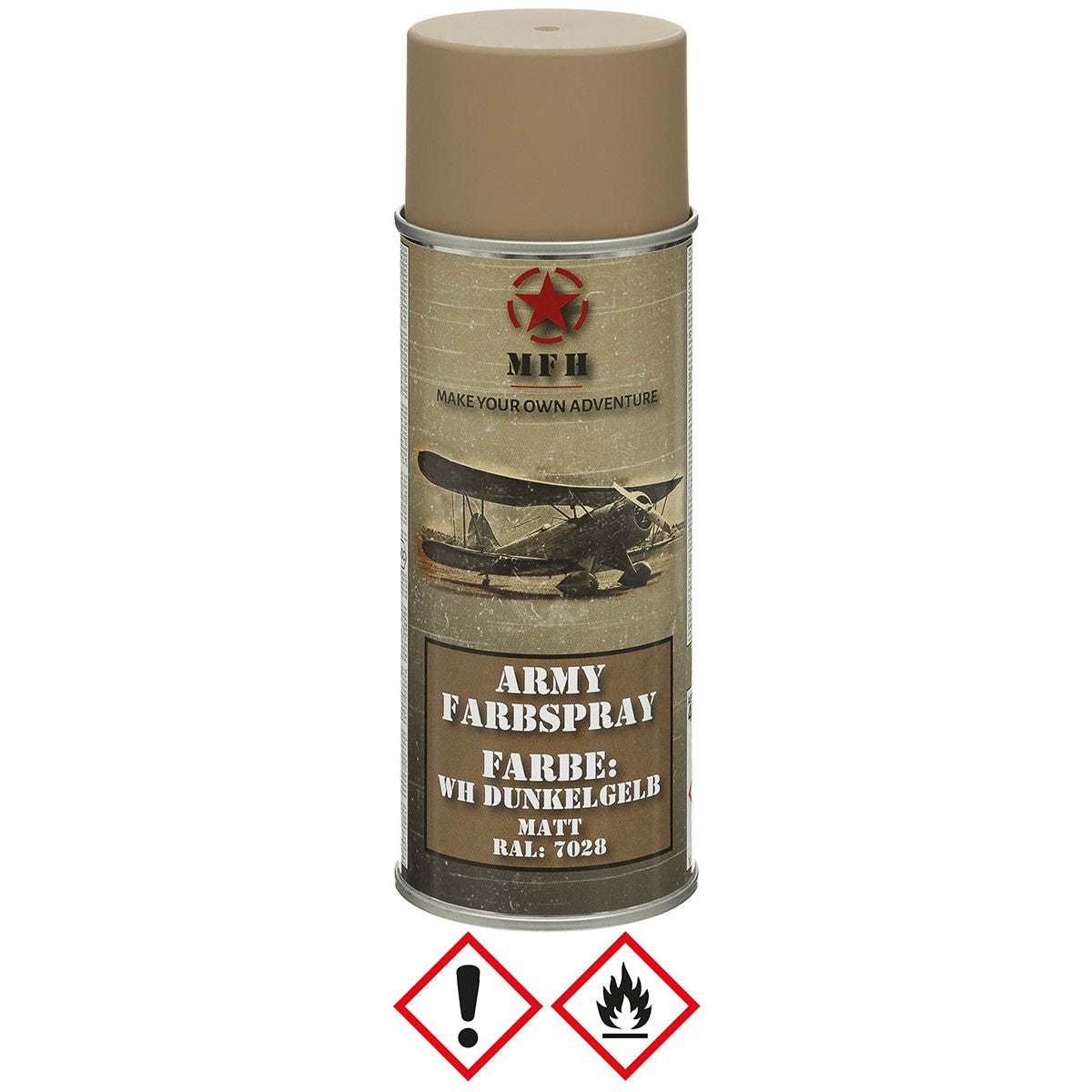 Army Farbspray,WH DUNKELGELB, matt, 400 ml
