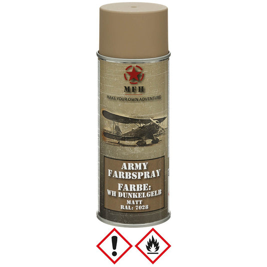 Army Farbspray,WH DUNKELGELB, matt, 400 ml