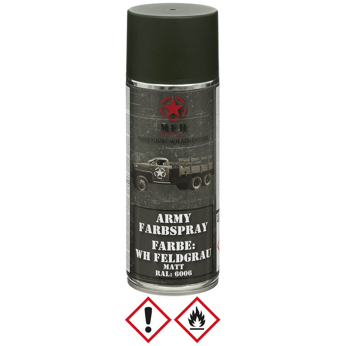 Army Farbspray,WH FELDGRAU, matt, 400 ml