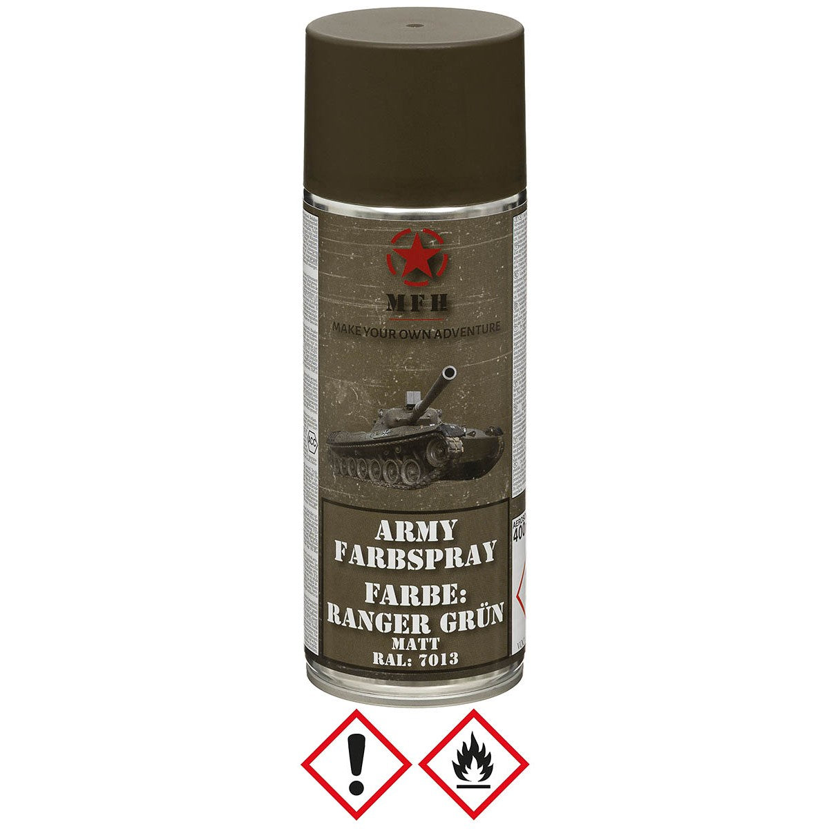 Army Farbspray,RANGER GRÜN, matt, 400 ml