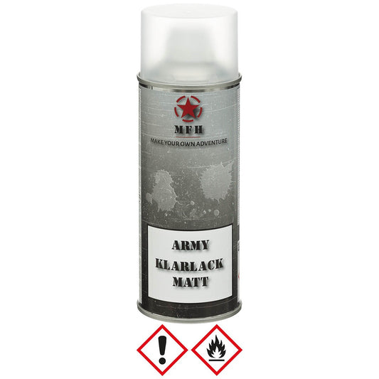 Army Farbspray,KLARLACK, matt, 400 ml