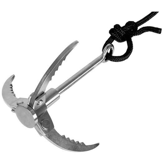 Wurfanker, Metall, klappbar,mit Seil